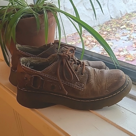 Dr Martens | 90s chunky vintage brown SIGMA shoe boots | 8 - Picture 1 of 6
